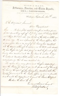 Wolf & Hart Attorney Letter on behalf of Linz's widow. Click to view full-size image.