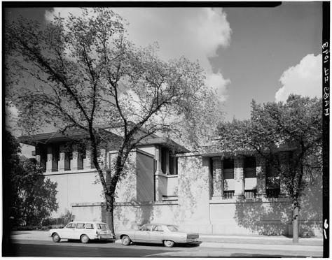 Unity Temple, Oak Park, IL.  Designed by Frank Lloyd Wright. Photographs, Historic American Building Survey, National Park Service, U.S. Department of the Interior, 1979. From Prints and Photographs Division, Library of Congress: HABS ILL, 16-OAKPA, 3—1 http://www.loc.gov/pictures/item/il0318.photos.061737p/resource/ accessed February 18, 2015