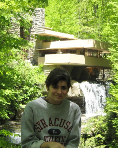 Caitlin on a Trip to Fallingwater