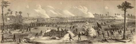 "The Fight Before Mobile – Storming of Fort Blakely, April 9, 1865." Harper's Weekly. May 27, 1865. p. 10. http://www.sonofthesouth.net/leefoundation/civil-war/1865/May/battle-of-mobile.htm